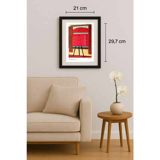 Peter Nieuwendijk 29x21cm Orijinal Karikatür BOD01777