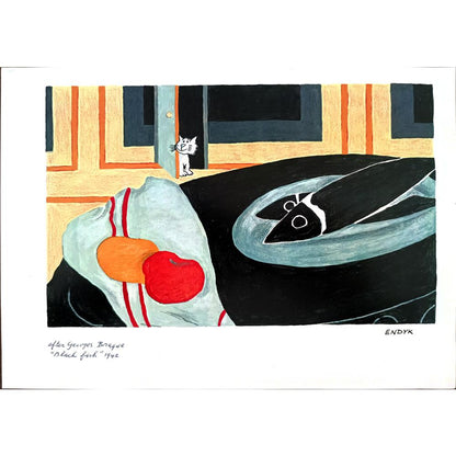 Peter Nieuwendijk 29x21cm Orijinal Karikatür BOD01778