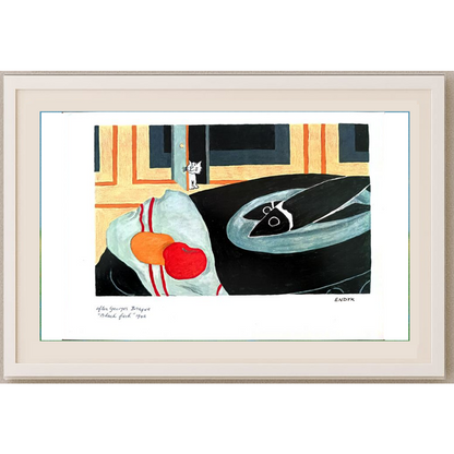 Peter Nieuwendijk 29x21cm Orijinal Karikatür BOD01778