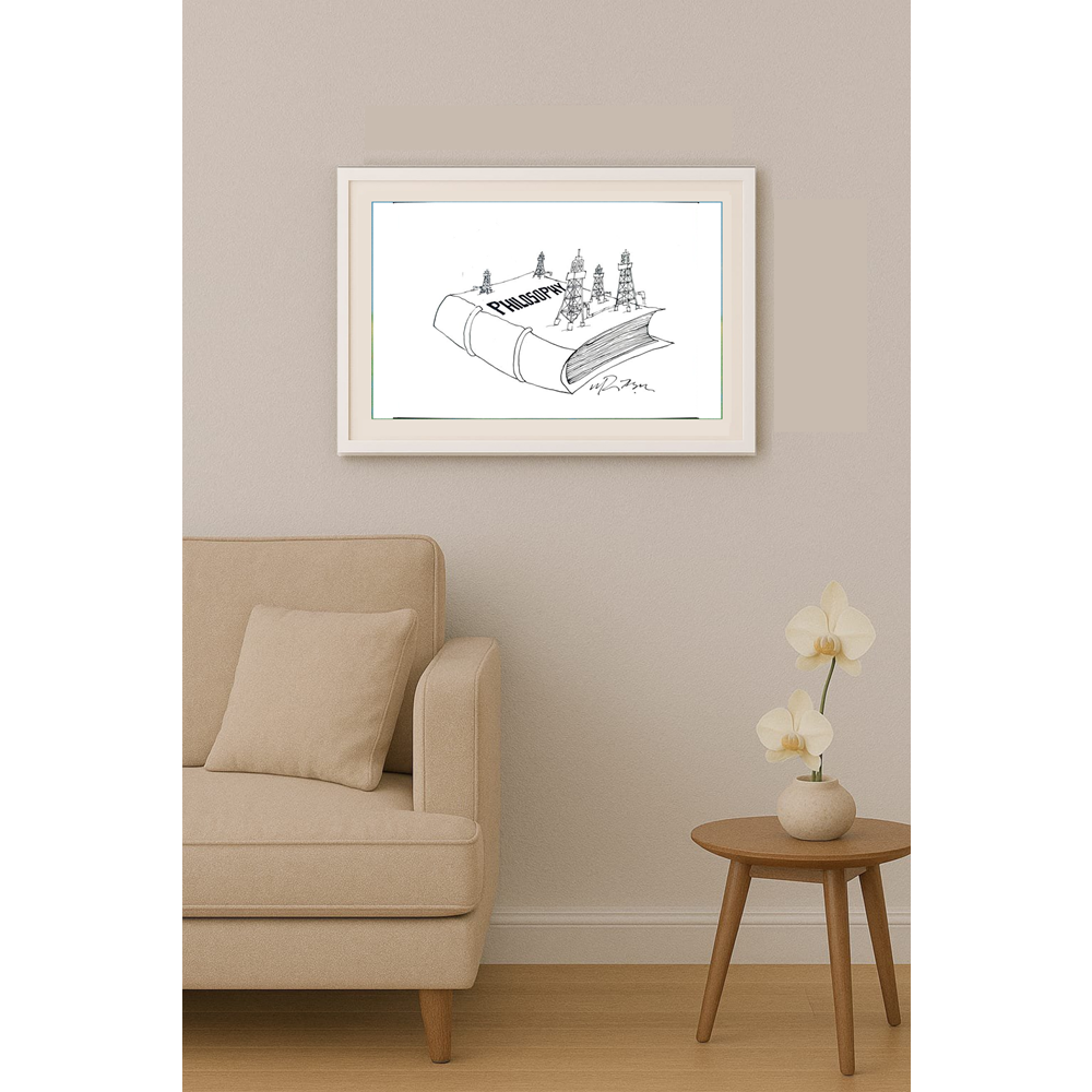 Gheorghita Ghinea Uriasu 21x15cm Orijinal Karikatür BOD01780