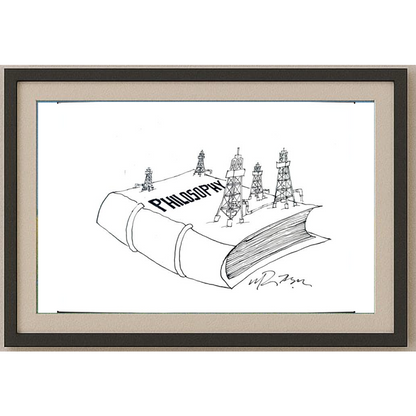 Gheorghita Ghinea Uriasu 21x15cm Orijinal Karikatür BOD01780