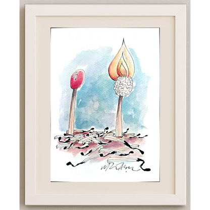 Gheorghita Ghinea Uriasu 21x15cm Orijinal Karikatür BOD01781