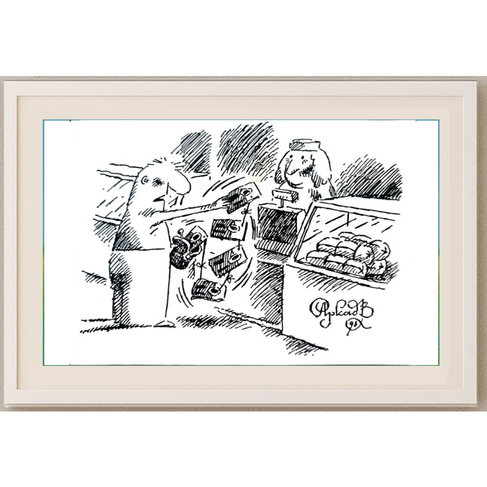 Apkagmi Cantikob 13x9cm Orijinal Karikatür BOD01782