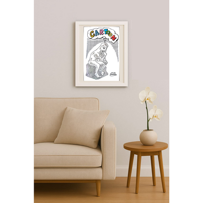 Sergio Alejandro 26x17cm Orijinal Karikatür BOD01789