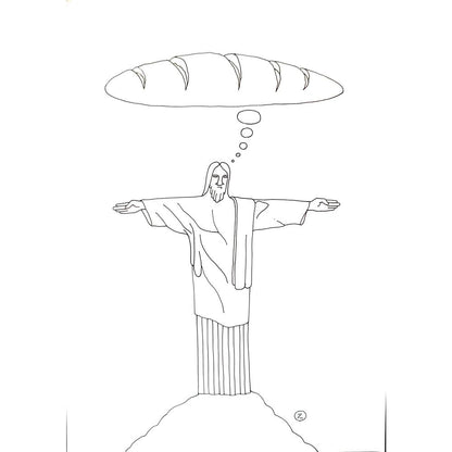 Zijad Sakic 24x18cm Orijinal Karikatür BOD01790