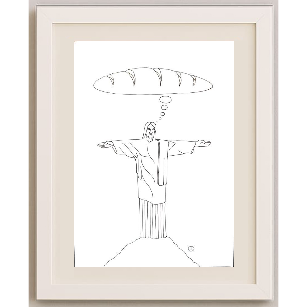 Zijad Sakic 24x18cm Orijinal Karikatür BOD01790