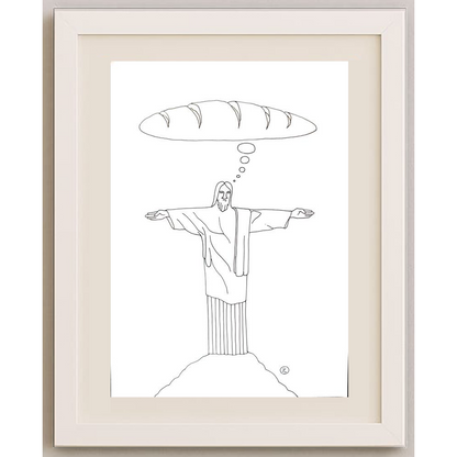 Zijad Sakic 24x18cm Orijinal Karikatür BOD01790