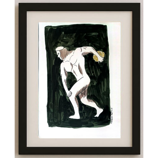 Zlatko Krstevski 30x23cm Orijinal Karikatür BOD01791