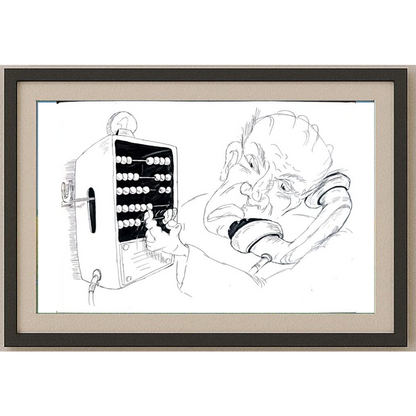 Tsvetomir Veleshky 29x21cm Orijinal Karikatür BOD01794