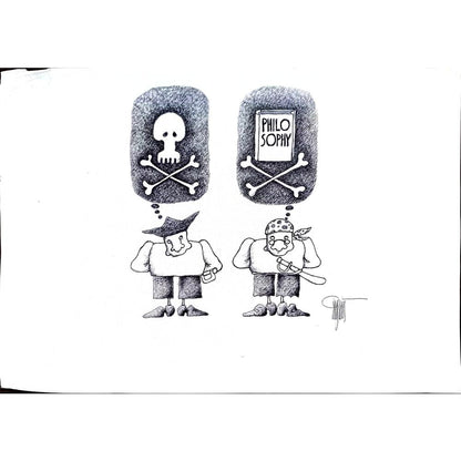 Zeljko Pilipovic 35x25cm Orijinal Karikatür BOD01796