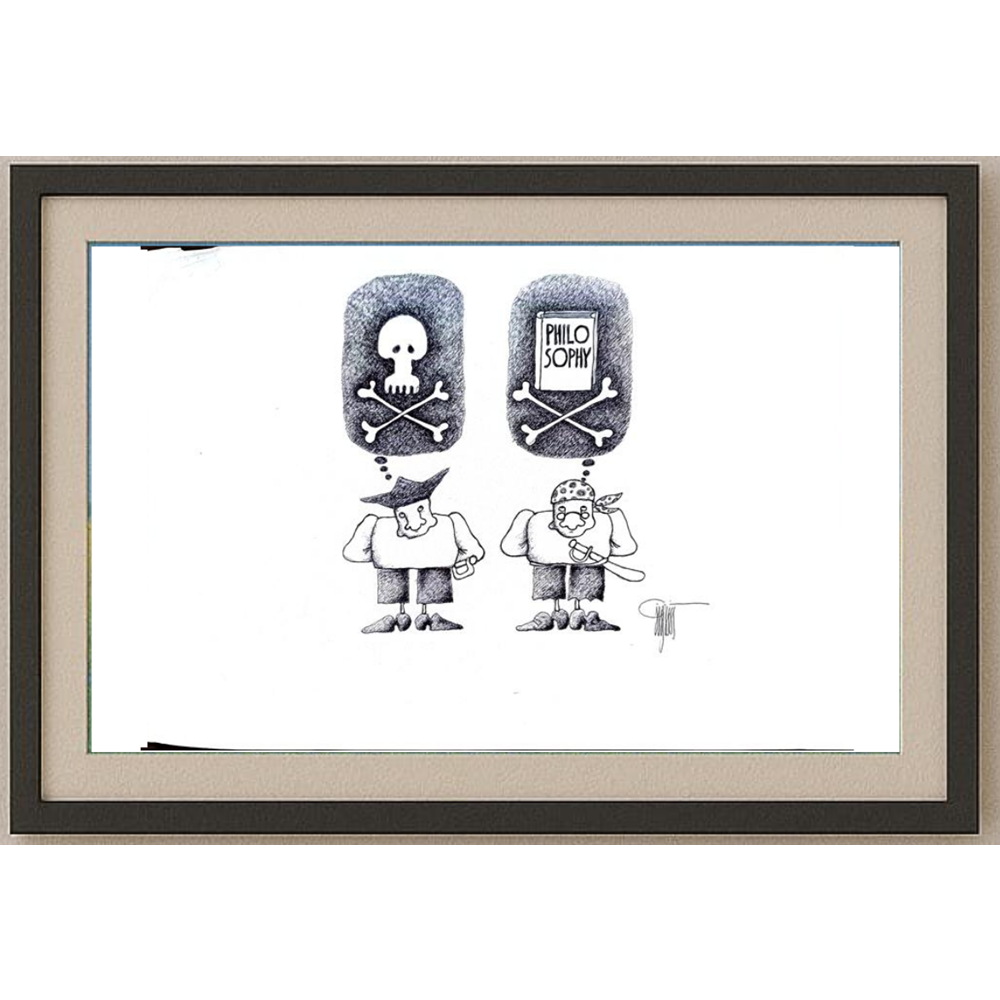 Zeljko Pilipovic 35x25cm Orijinal Karikatür BOD01796