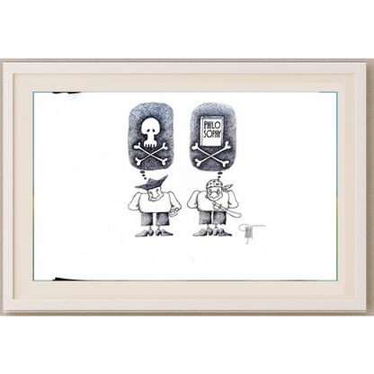 Zeljko Pilipovic 35x25cm Orijinal Karikatür BOD01796