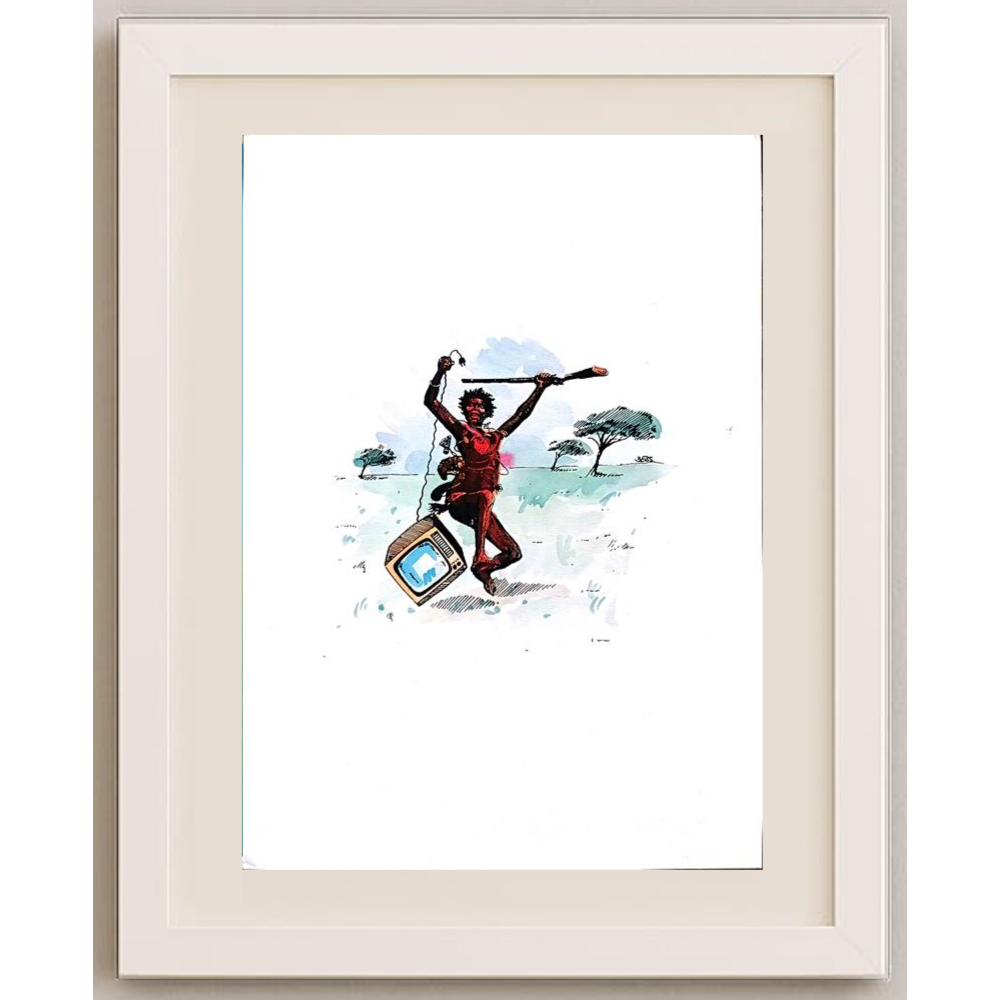 Winfred Besslich 29x21cm Orijinal Karikatür BOD01799