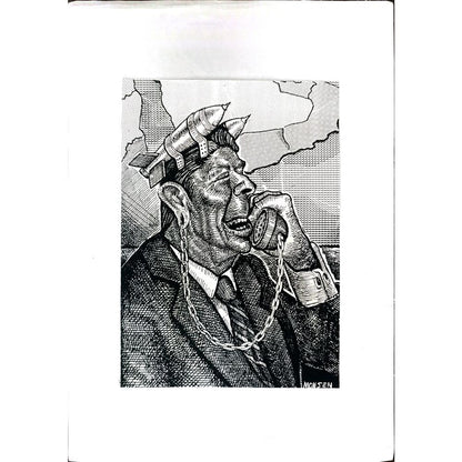 Mohsen Divandari 29x21cm Orijinal Karikatür BOD01816