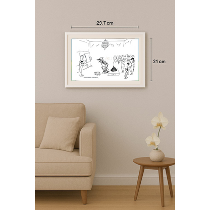Branco Premuzic 29x21cm Orijinal Karikatür BOD01826
