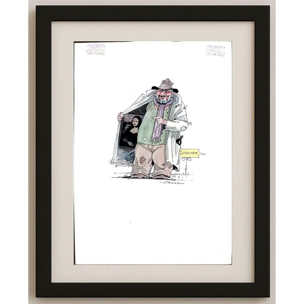 Reiner Schwalme 29x21cm Orijinal Karikatür BOD01858