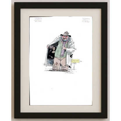 Reiner Schwalme 29x21cm Orijinal Karikatür BOD01858