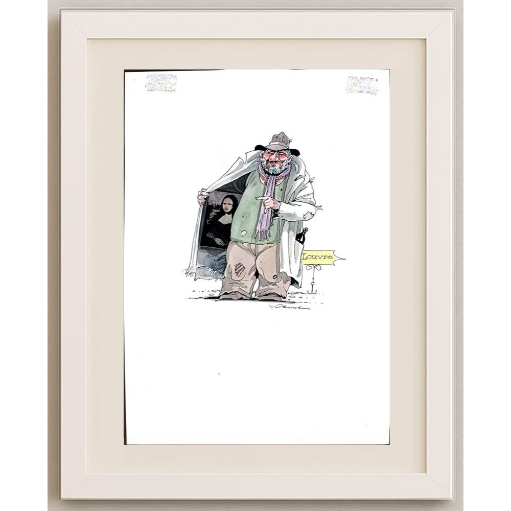 Reiner Schwalme 29x21cm Orijinal Karikatür BOD01858