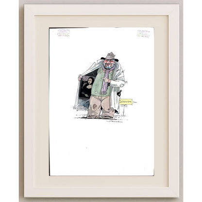Reiner Schwalme 29x21cm Orijinal Karikatür BOD01858