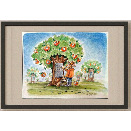 Winfried Besslich 29x21cm Orijinal Karikatür BOD01863