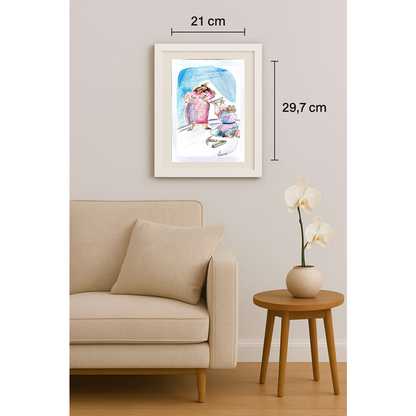 Andre Pijet 29x21cm Orijinal Karikatür BOD01864
