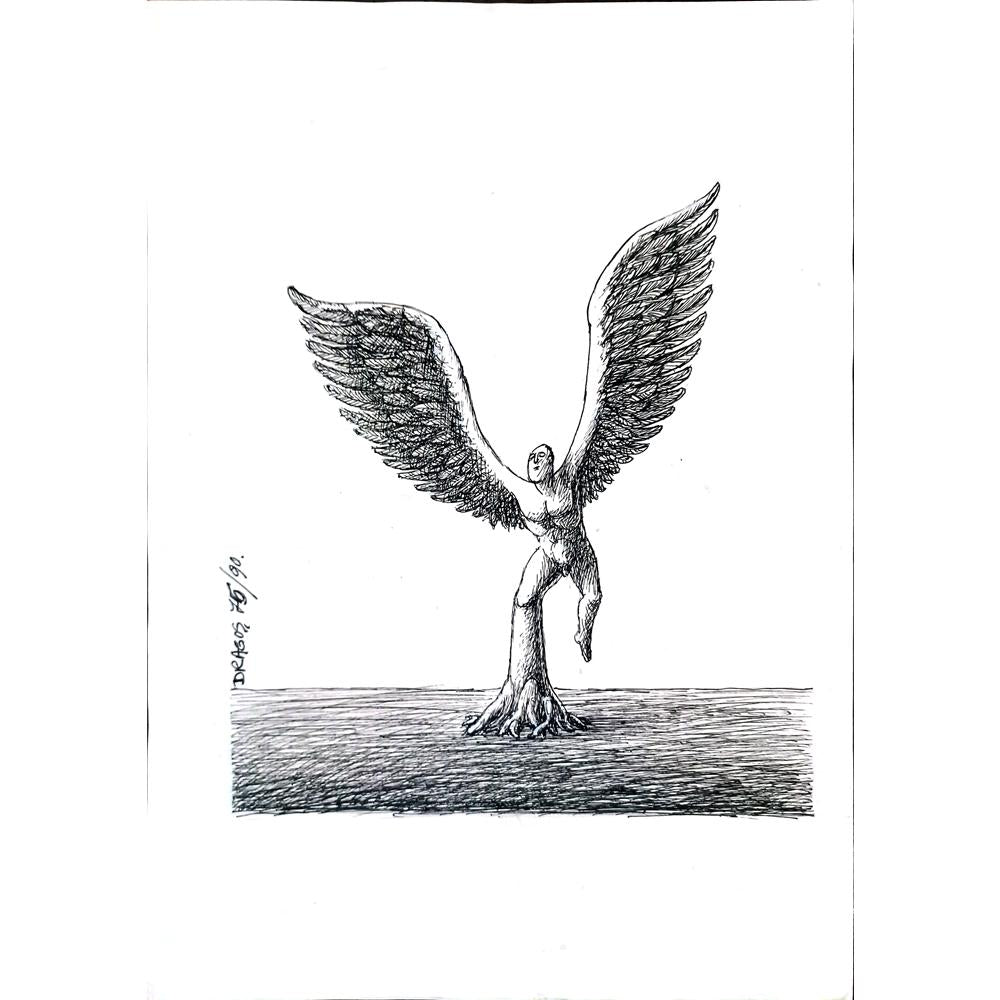 Pavel Constantin 29x21cm Orijinal Karikatür BOD01866