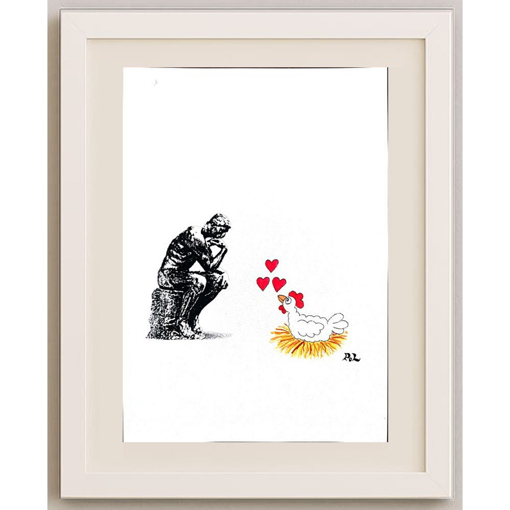 Anton Dragos 29x21cm Orijinal Karikatür BOD01867