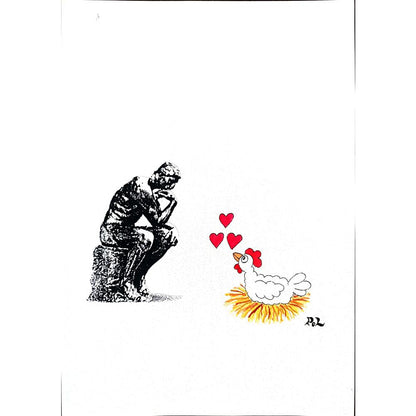 Anton Dragos 29x21cm Orijinal Karikatür BOD01867