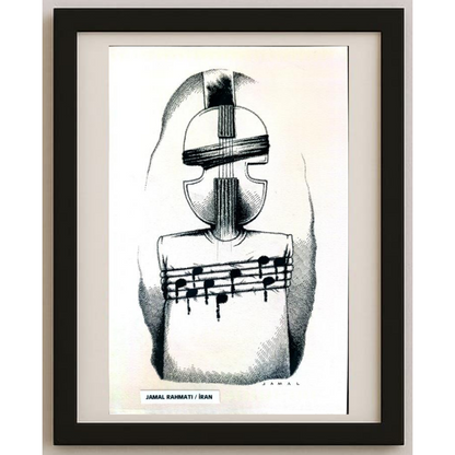Wonsoo Yi 29x21cm Orijinal Karikatür BOD01869