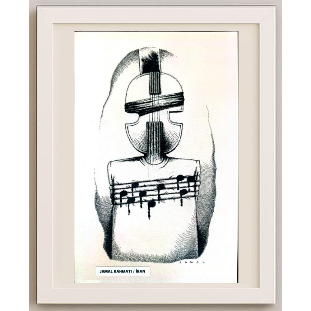 Wonsoo Yi 29x21cm Orijinal Karikatür BOD01869