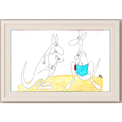 Ali Divandari 29x21cm Orijinal Karikatür BOD01881