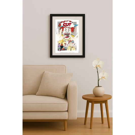 Nader Hafezi 31x21cm Orijinal Karikatür BOD01887