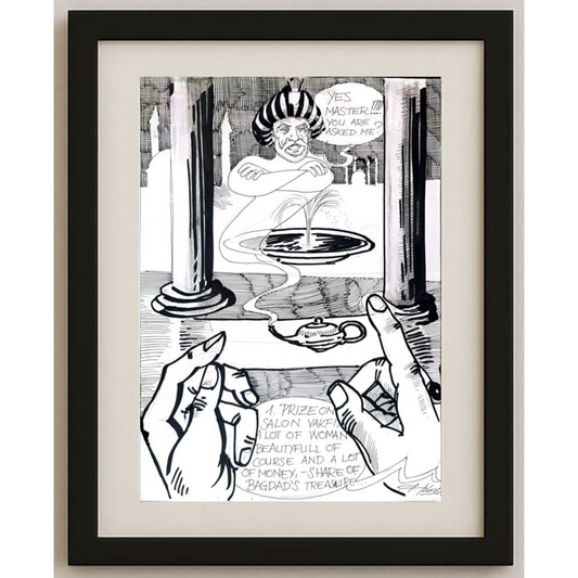 Julije Jelaska 29x21cm Orijinal Karikatür BOD01893