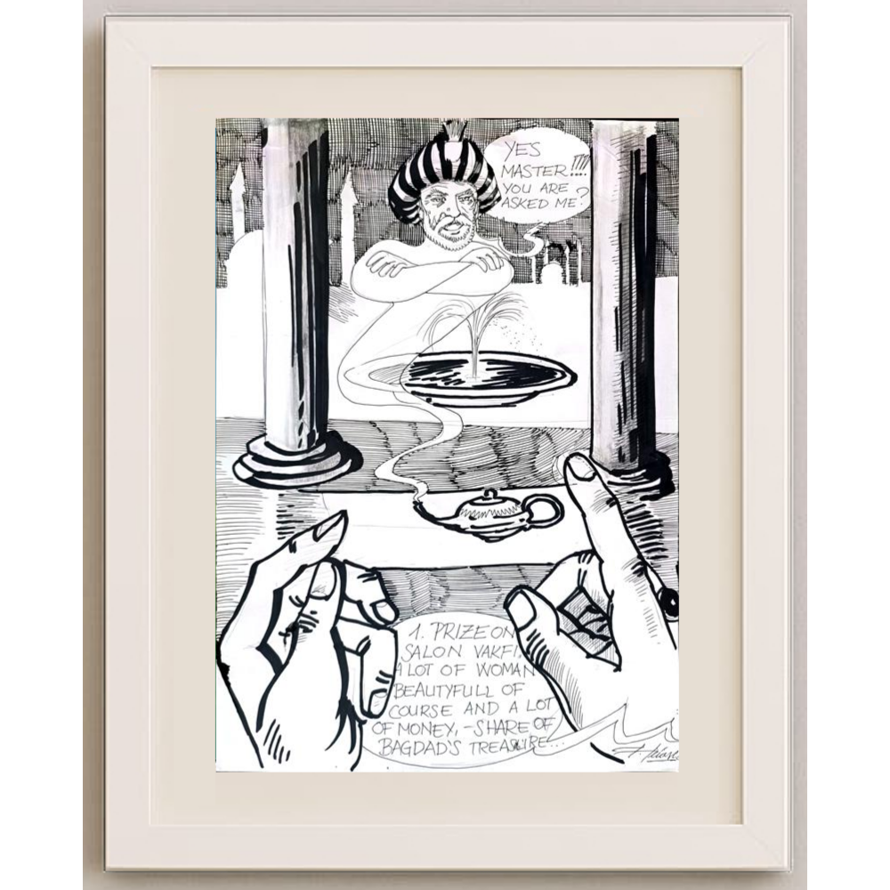 Julije Jelaska 29x21cm Orijinal Karikatür BOD01893