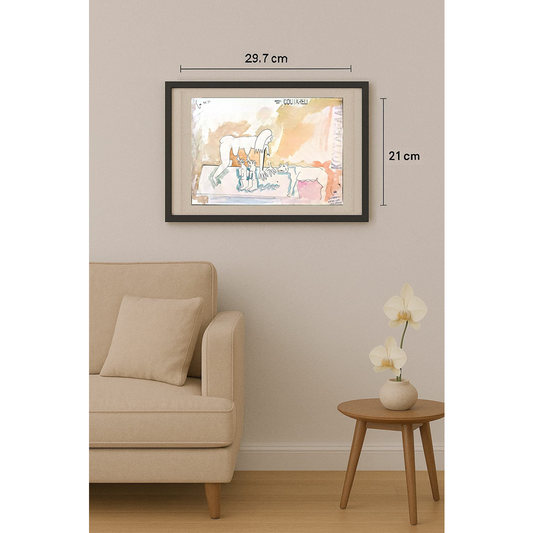 Coutarelli Kihsias 29x21cm Orijinal Karikatür BOD01901