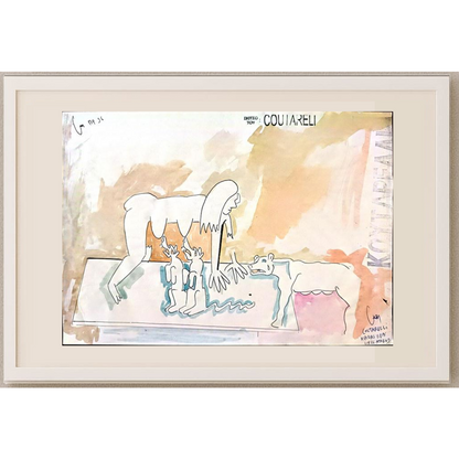 Coutarelli Kihsias 29x21cm Orijinal Karikatür BOD01901