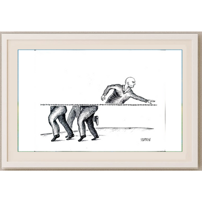 Cristian Topan 29x21cm Orijinal Karikatür BOD01902