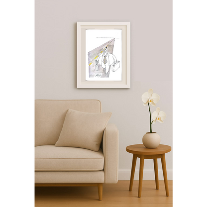 Dezideria Bodis 21x15cm Orijinal Karikatür BOD01905