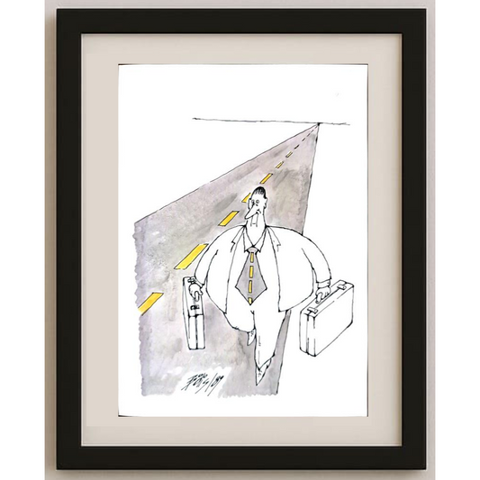 Dezideria Bodis 21x15cm Orijinal Karikatür BOD01905