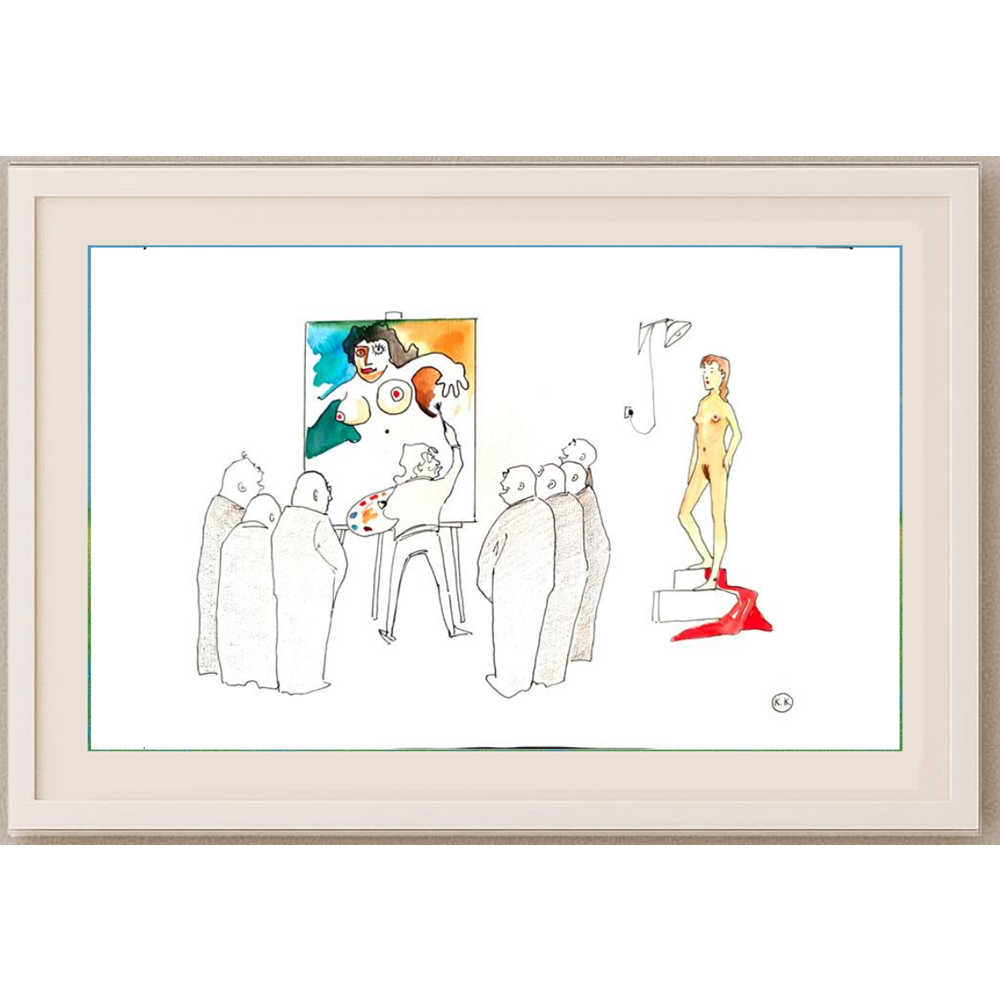 Kokus 29x21cm Orijinal Karikatür BOD01907