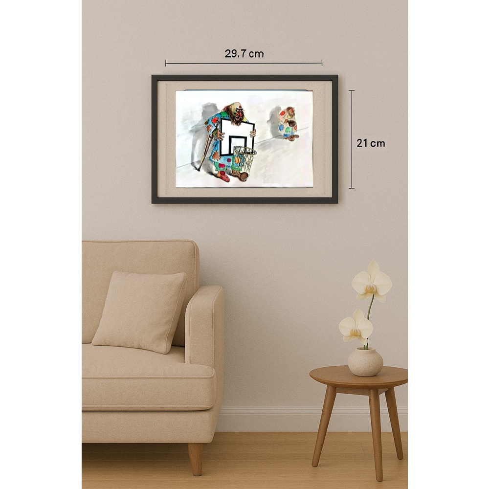 Tsvetomir Veleshky 29x21cm Orijinal Karikatür BOD01908