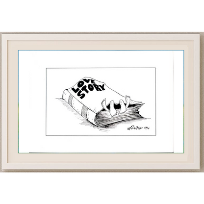 Gheorghita Ghinea Uriasu 21x15cm Orijinal Karikatür BOD01910