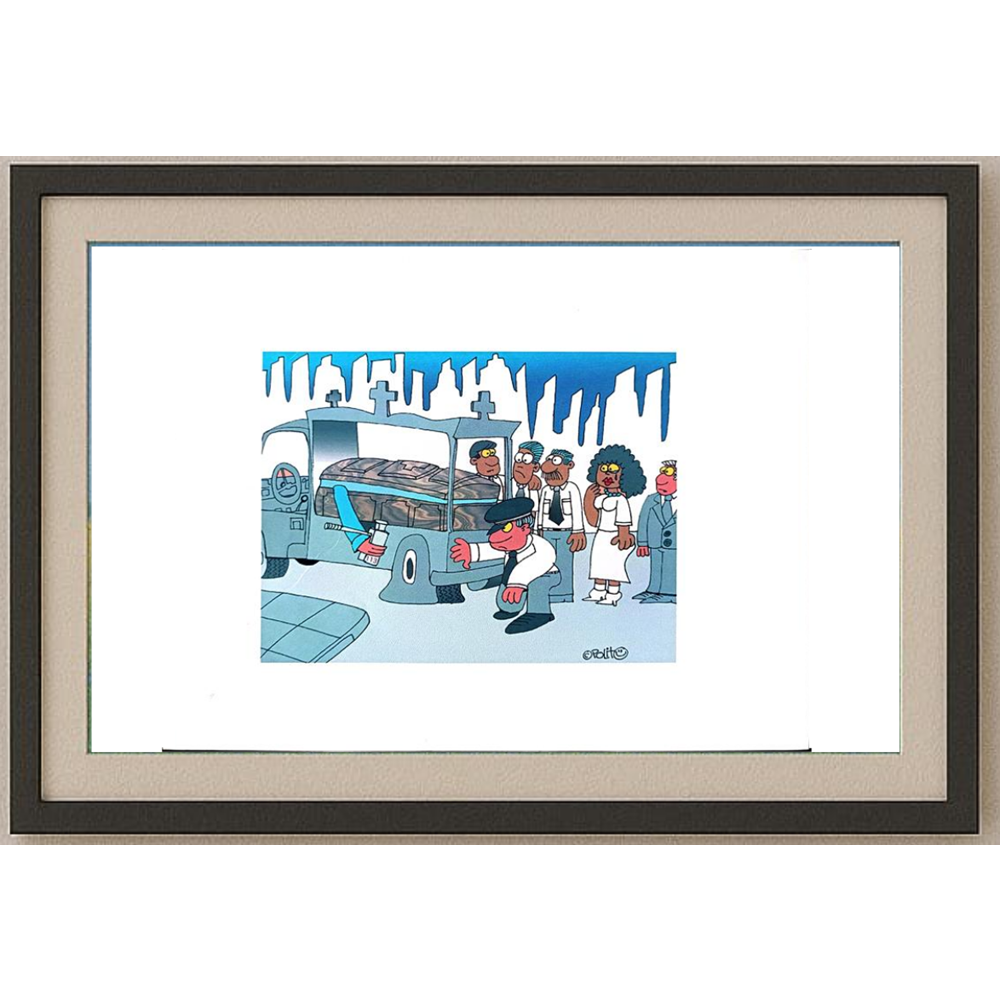 Jose Polo 29x21cm Orijinal Karikatür BOD01915