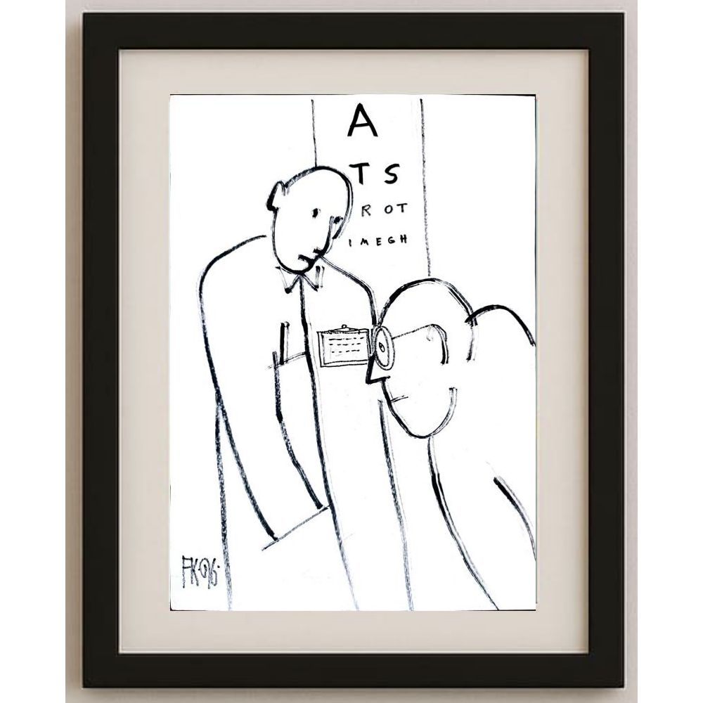 Fedor Kritovak 29x21cm Orijinal Karikatür BOD01929