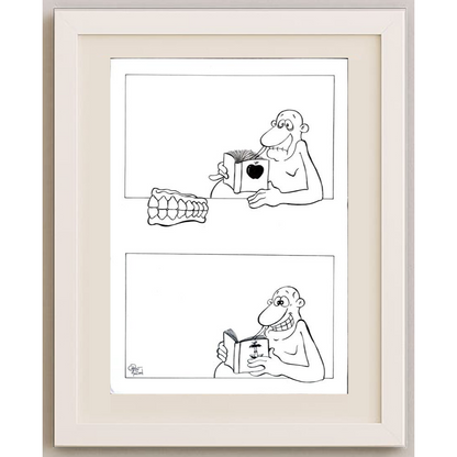 Chris Hovian 29x21cm Orijinal Karikatür BOD01931