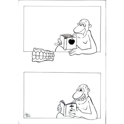 Chris Hovian 29x21cm Orijinal Karikatür BOD01931