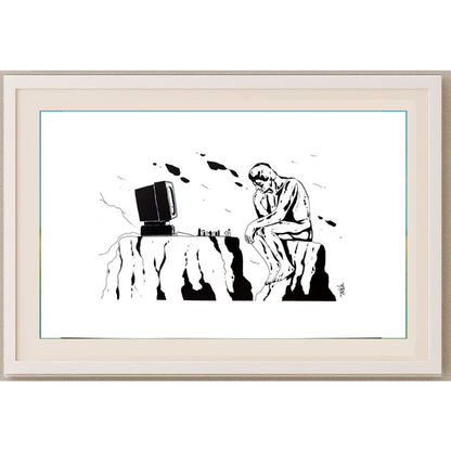 Heymans Patrick 29x21cm Orijinal Karikatür BOD01938
