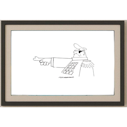 Nargessi Naser 29x21cm Orijinal Karikatür BOD01944