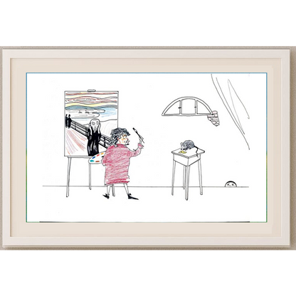 Kokus 29x21cm Orijinal Karikatür BOD01947