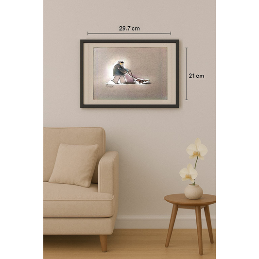 Sepideh Anjomrooz 29x21cm Orijinal Karikatür BOD01949